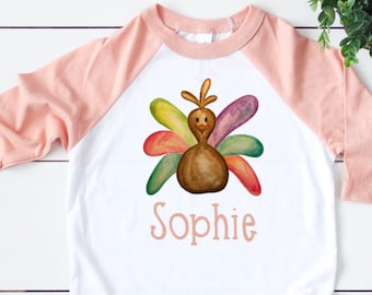 Thanksgiving Girl, Thanksgiving Girl Shirt, Thanksgiving Shirt, Girls Fall Clothes, Kids Fall Shirts, Cute Kids Gift, Adorable Gifts