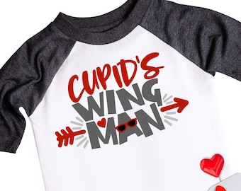 Boys Valentines Day Shirt, Cupid Shirt Valentine, Little Boys Gifts