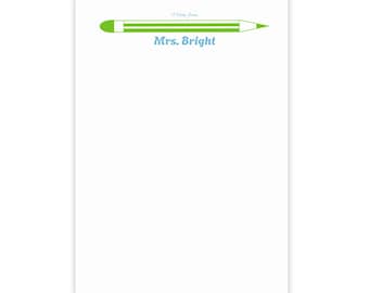 Blocos de notas personalizados Presentes para professores Bloco de notas personalizado para agradecimento ao professor Lista de compras Rastreador de tarefas Lista de tarefas Bloco de notas Nota adesiva Post it