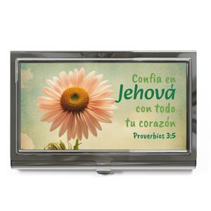 JW Gifts Contact Card holder for Pioneer School Gifts, JW Baptism Gift for Sisters, Jehovah Witness gift JW Supplies Business Card Holder