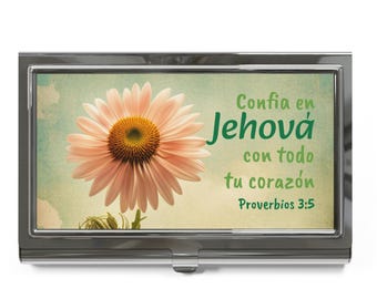 JW Gifts Contact Card holder for Pioneer School Gifts, JW Baptism Gift for Sisters, Jehovah Witness gift JW Supplies Business Card Holder