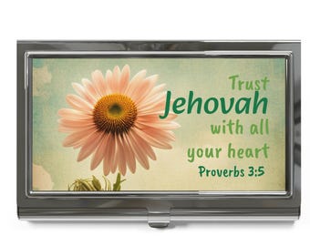 JW Gifts Contact Card Holder Field Service Ministry Organizer Pioneer School gift Baptism Gift for Sisters Ske School gift Card Holder