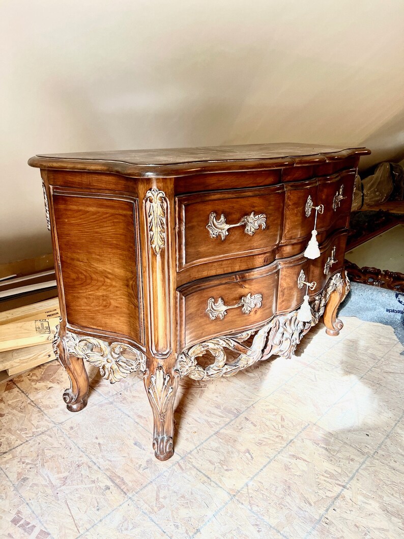 Stunning VINTAGE French BOMBAY Chest Accent Side TABLE Etsy