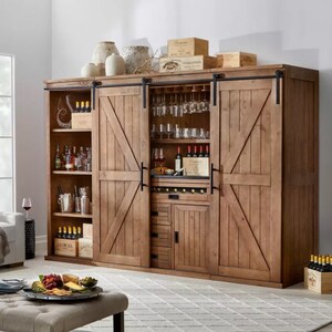 Barn Door Wine Rack Etsy Australia