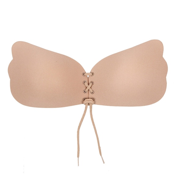Invisible Bra Adhensive No-Show Backless Strapless Gel Wing Push