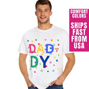 Comfort Colors T-shirt • Papa • Vaderdag • Verjaardag • Kerstmis • Uniseks maten • Kleurrijke ontwerpen