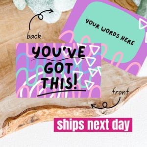 Wallet Card You've Got This! • Personalised Gift • Pocket Reminder • Keepsake • Metal Wallet Card