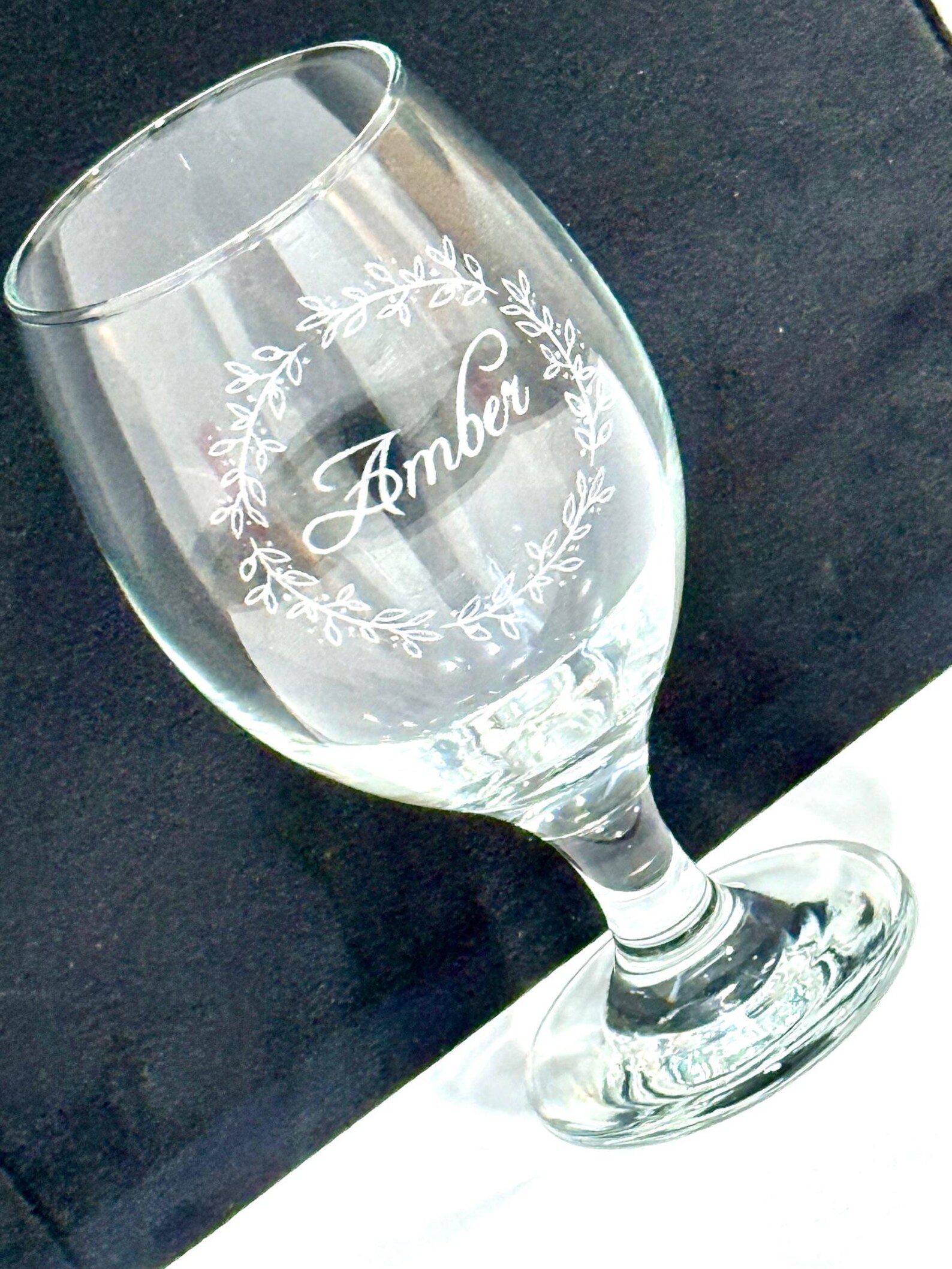 Personalized Beer Goblet: Custom Laser-etched 14oz Stemmed Glass - Etsy ...