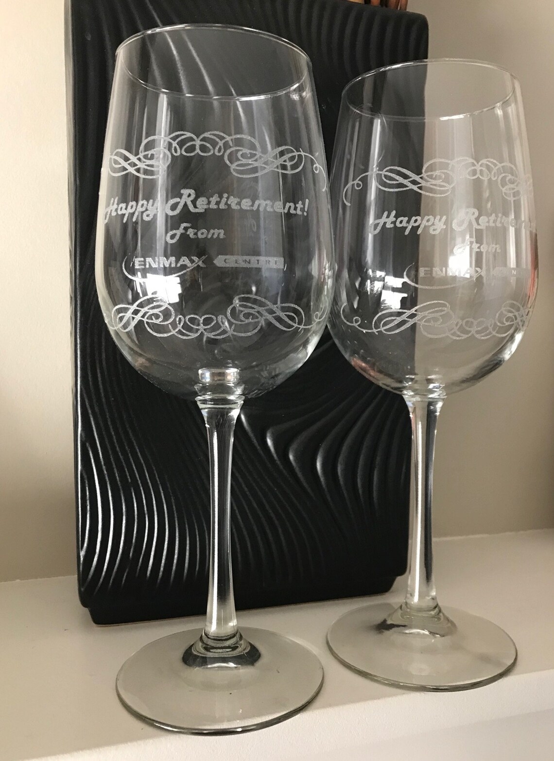 Custom Large 17oz Wine Glass Etched Long Stem Wine Glass Etsy
