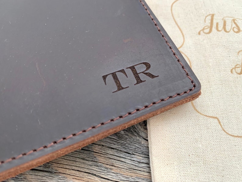 Personalized Leather Wallet Monogram Wallet Engraved Leather Wallet Mens Custom Wallet Mens Anniversary Gift Boyfriend Gift image 10