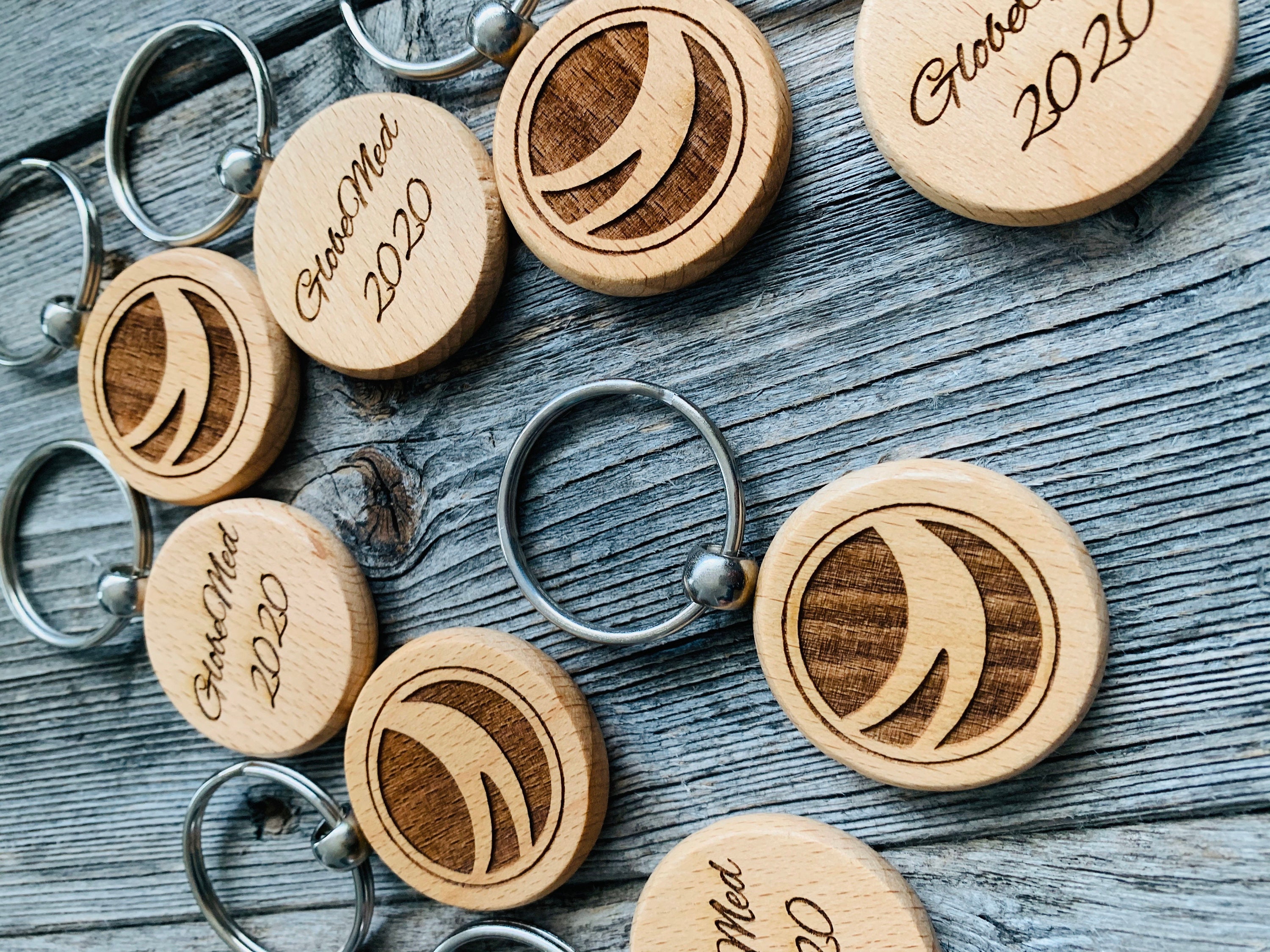 Engraved Wood Keychain Maple Wood Key Tag Custom Wood Etsy