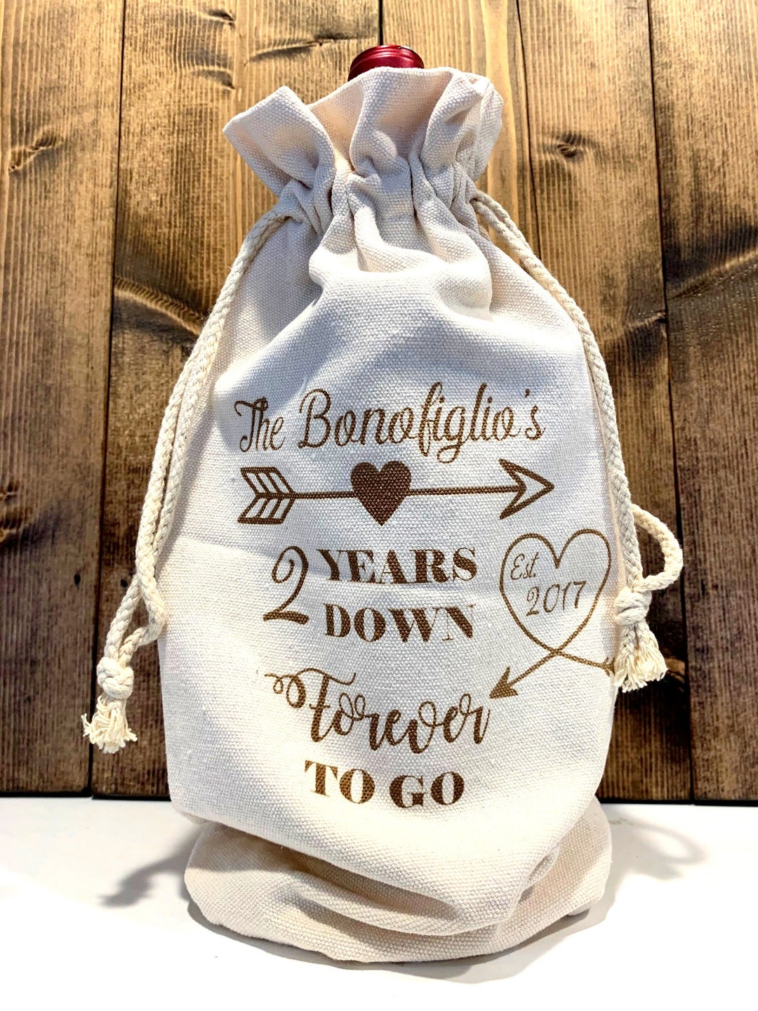 Cotton Fabric Wine Bag Custom Fabric Wine Bag Personalized Etsy Canada