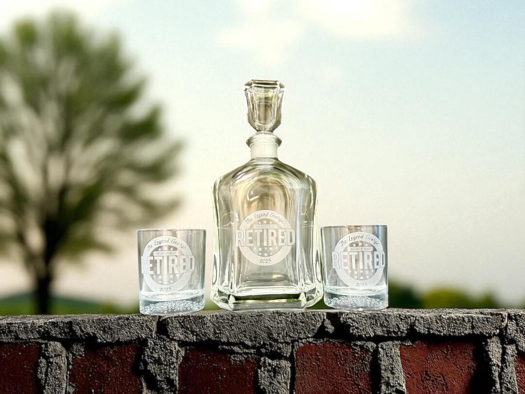 Bicchiere Da Whisky Con Incisione 'Official Retired 2025' – Regalo Divertente Per Pensione, 305 Ml, Uomo/donna - 3