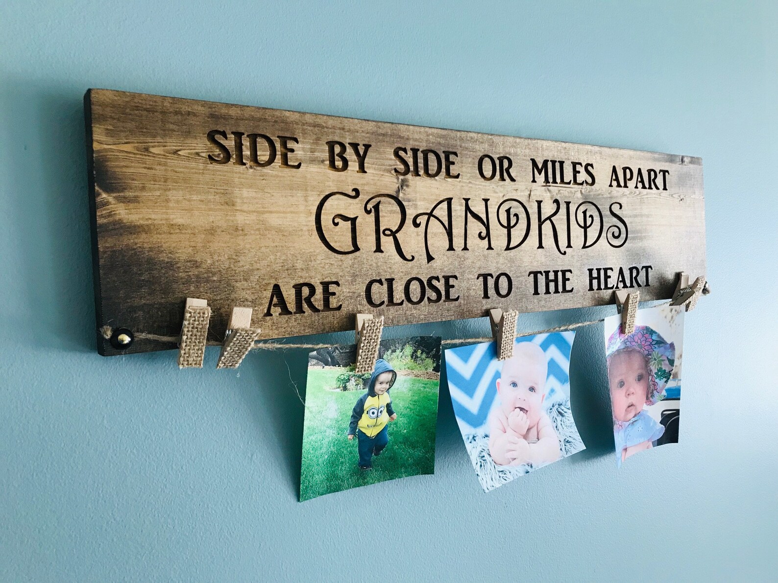 Personalized Wood Decor Wall Sign 5.5 W X 22 L Etsy