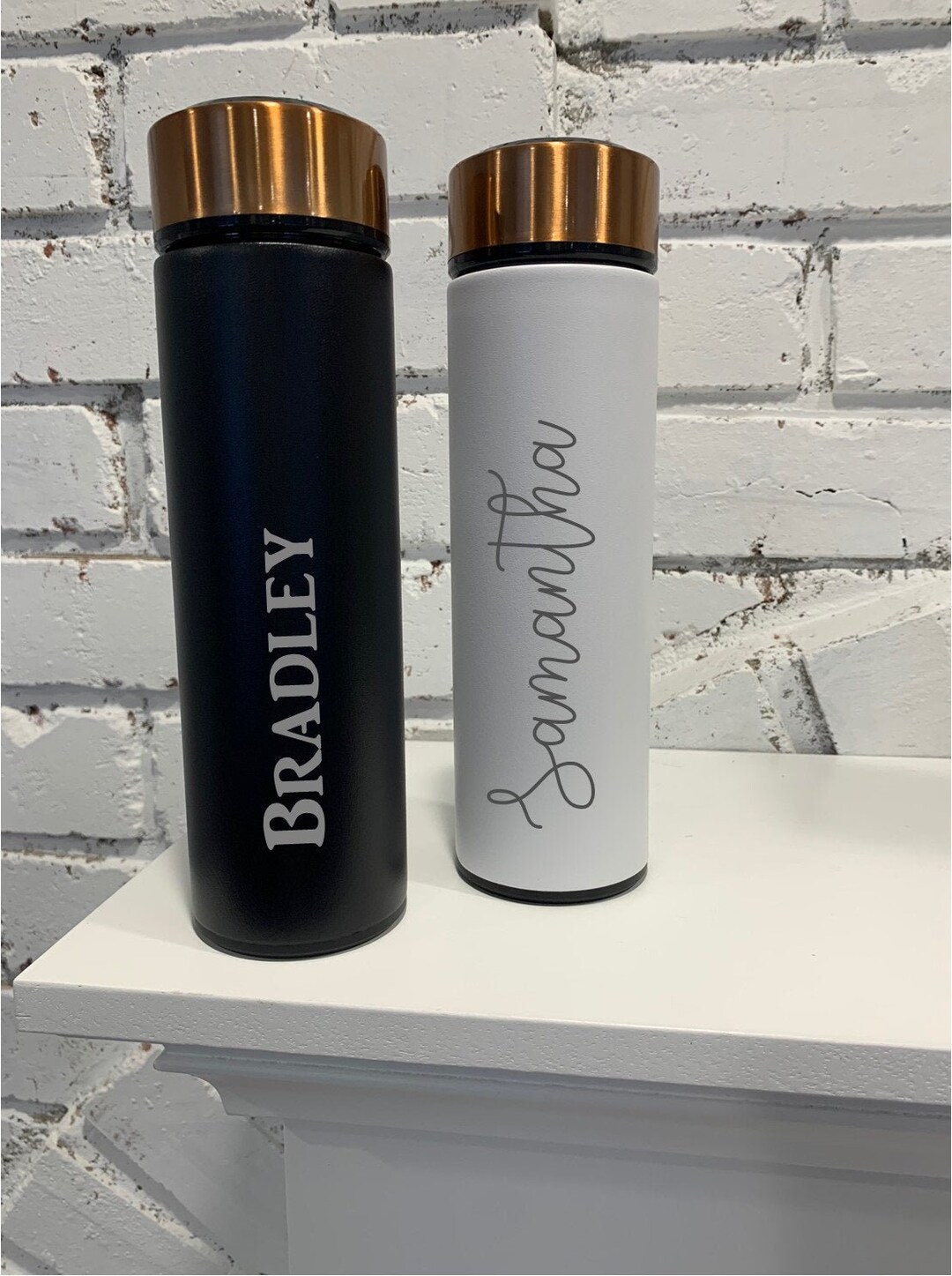 Personalized Stainless Steel Water Bottle: Engraved 16oz Canteen With ...