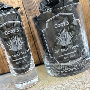 Personalized Tequila Decanter Set, Custom Tequila Glass Set, Custom Liquor Set With Shot Glasses ...