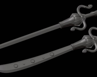 Sailor Sword (STL Files for 3d Printing)