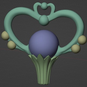 Pluto Garnet Rod (STL Files for 3d Printing)