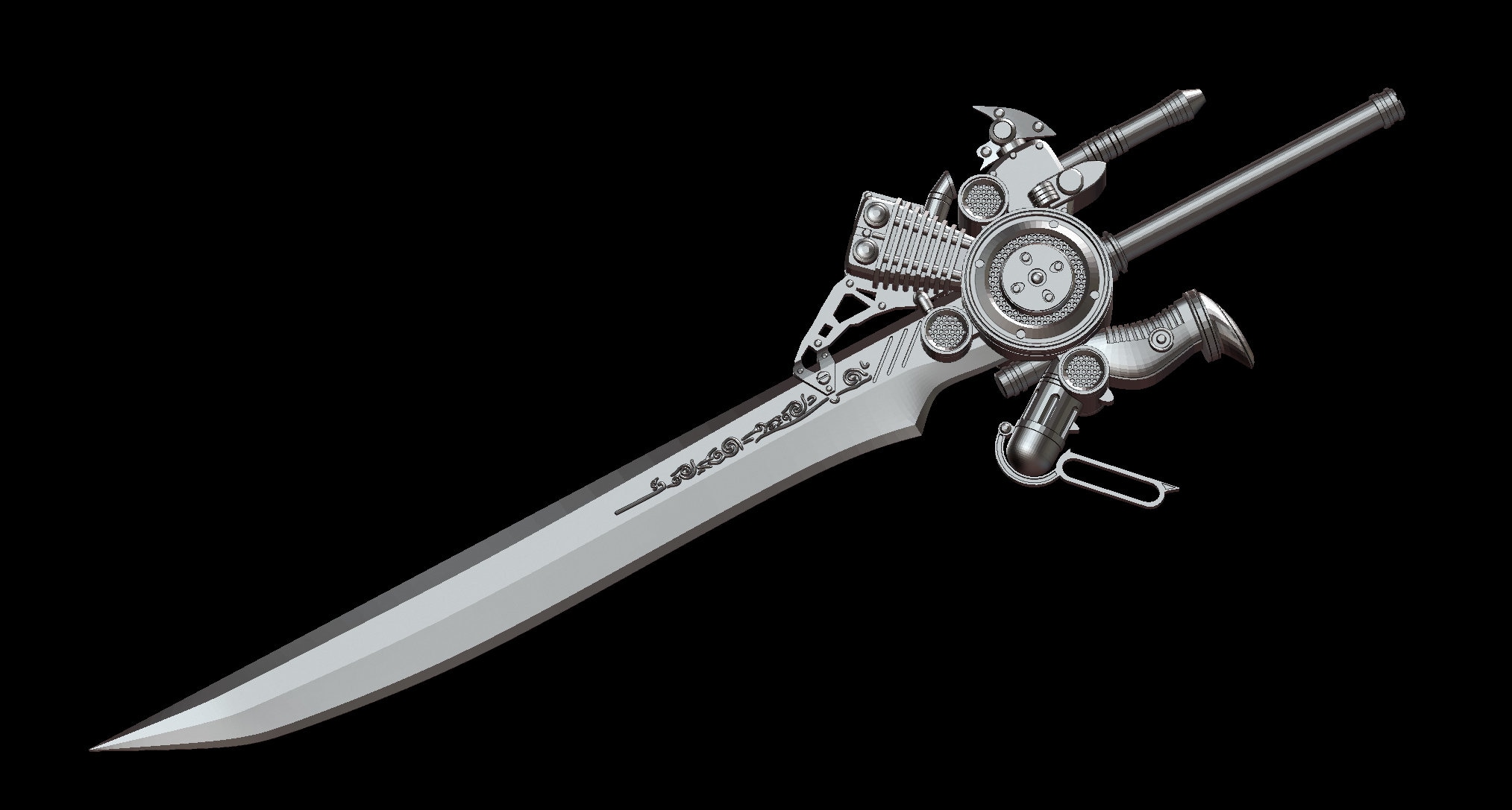Engine Blade (STL Files for 3d Printing)
