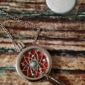 Aromatherapy Essential Oil Diffuser Necklace: Dreamcatcher SALE image 4