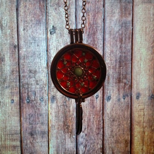 Aromatherapy Essential Oil Diffuser Necklace: Dreamcatcher SALE image 3