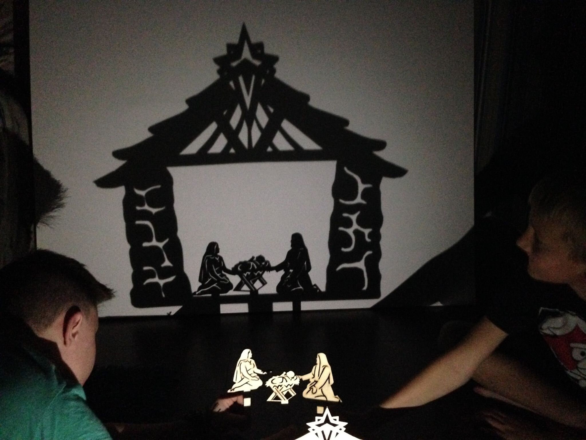 Mini Nativity 4 Piece Shadow Puppet Set Scripture Shadows Etsy