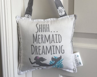 Sleepy Baby Pillow- Mermaid Dreaming, Ocean Warrior Dreaming