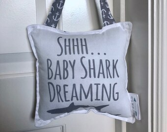 Baby Shark Dreaming Sleepy Baby Pillow