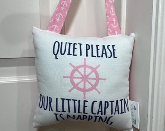 Little Captain Napping Sleepy Baby Pillow