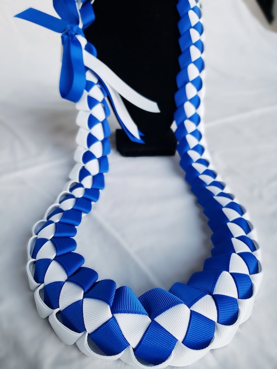 Blue And White Ribbon