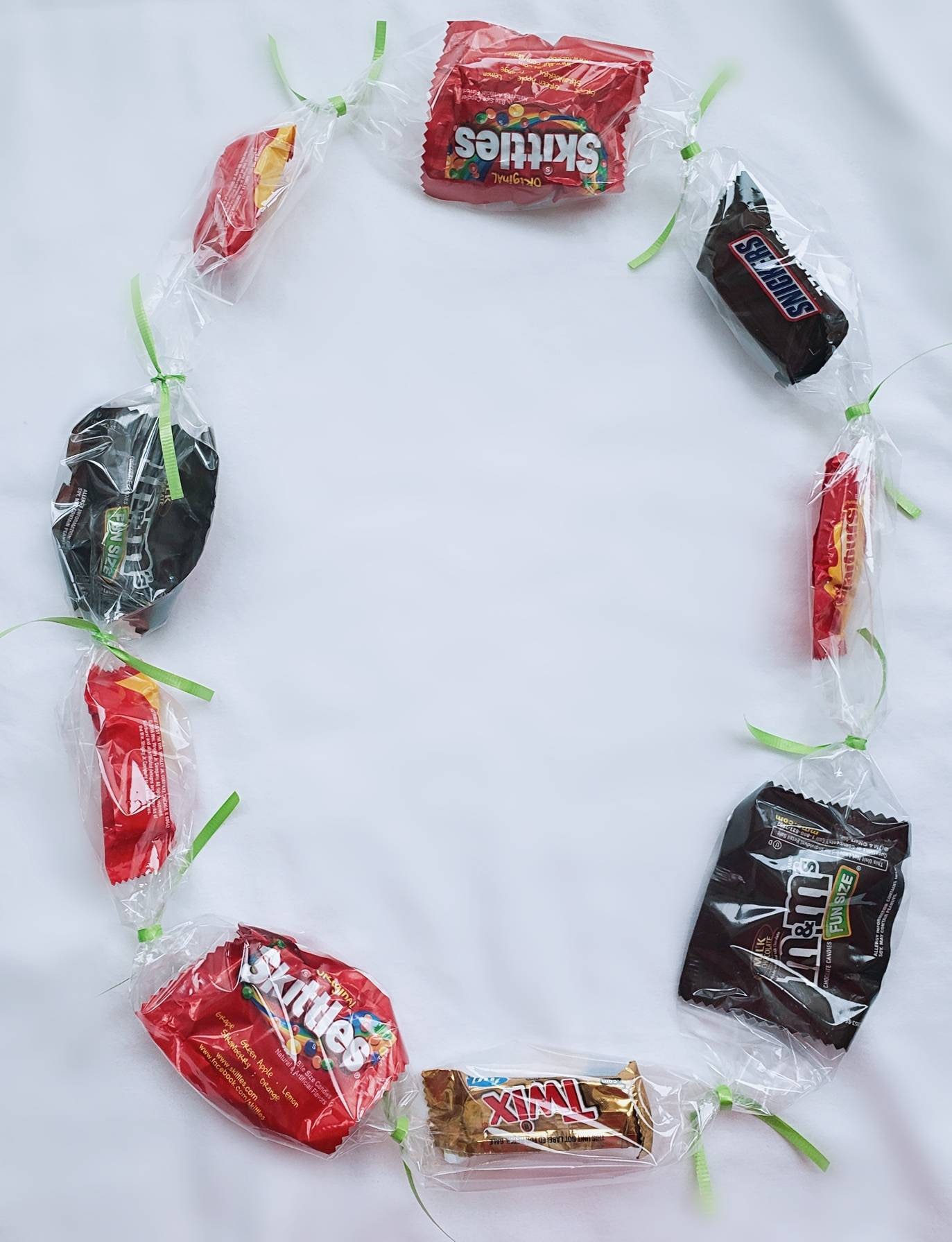 Mixed Candy Lei in Plastic Tubing