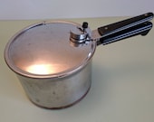 Revere Ware Copper Clad Dial Weight Pressure Cooker c1960