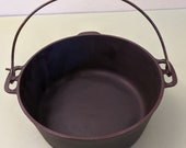 Wagner Ware Sidney -0- 1268 Cast Iron Dutch Oven roaster