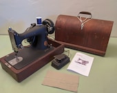 Singer Sewing Machine Model 99 in bentwood case