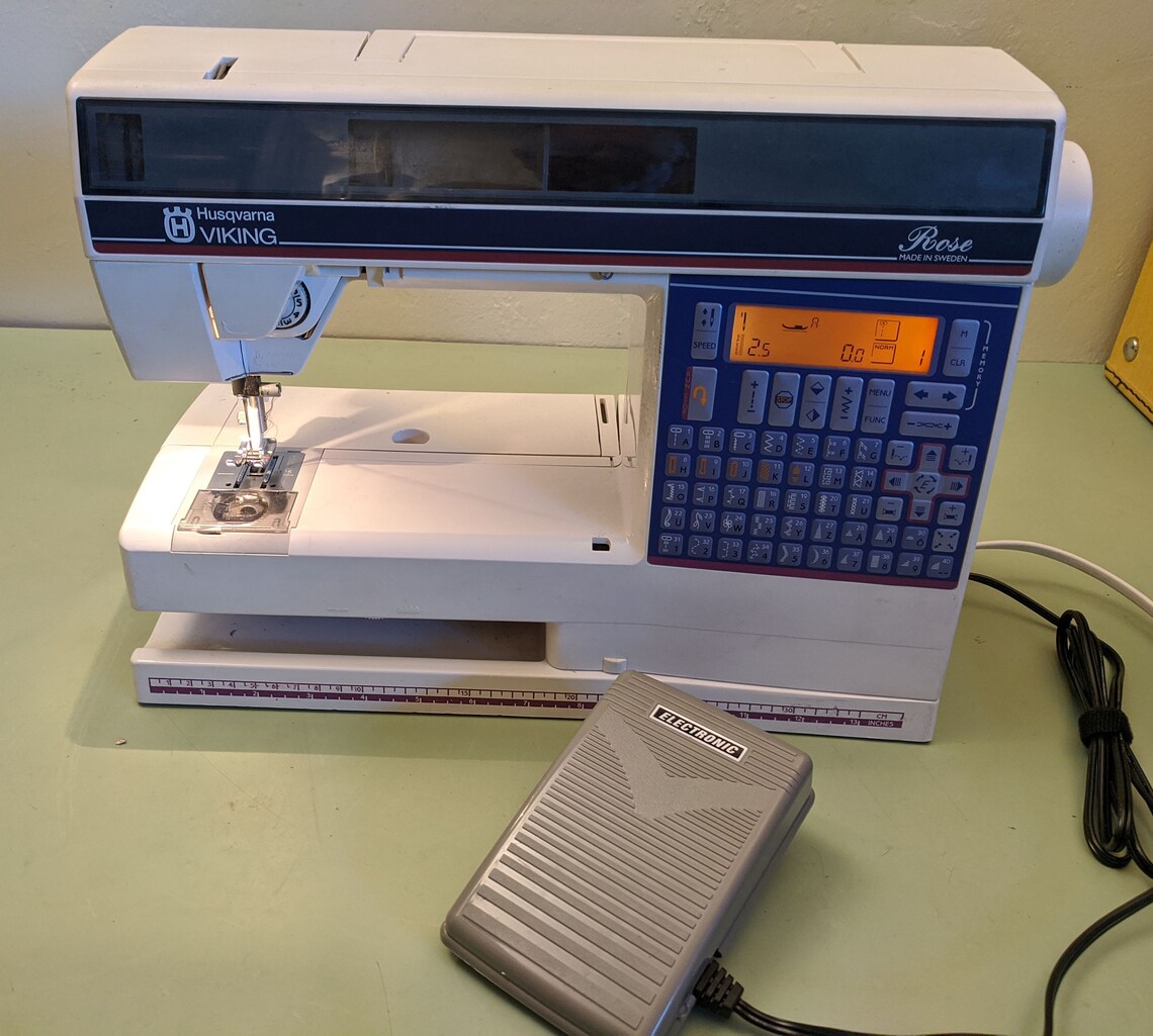 Husqvarna Viking Rose Sewing & Embroidery Machine Etsy