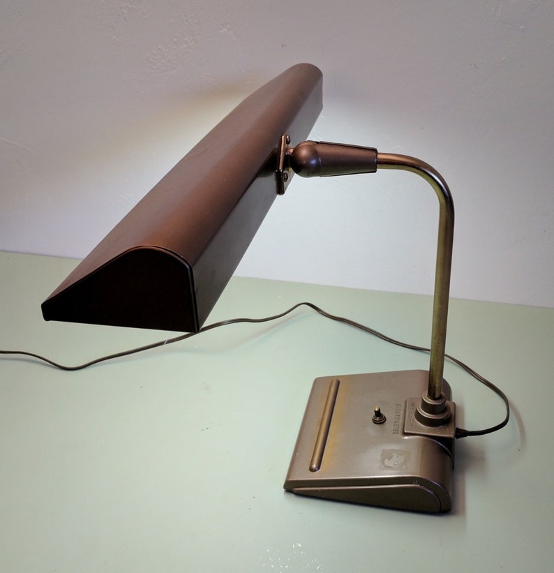 Sightmaster Mid Century Industrial Fluorescent Desk Lamp 1950s