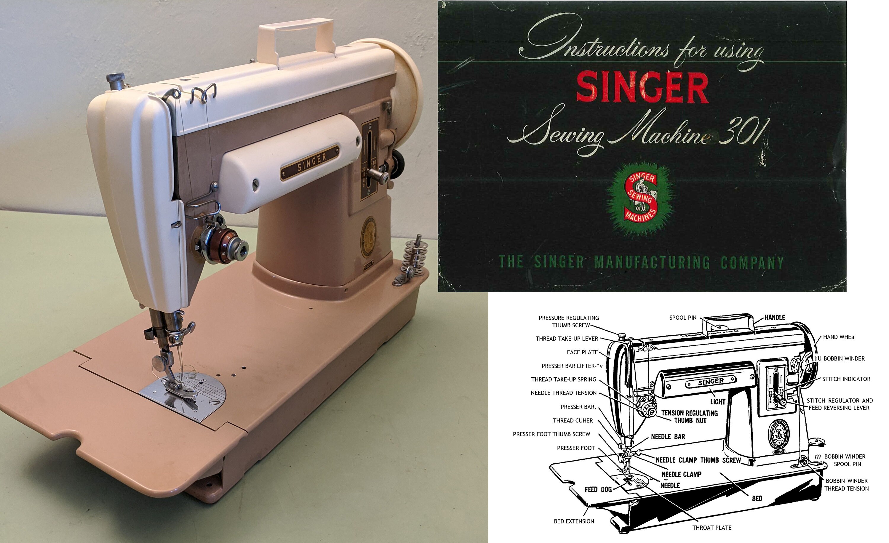 Singer 301 for sale compared to CraigsList Only 3 left at 60
