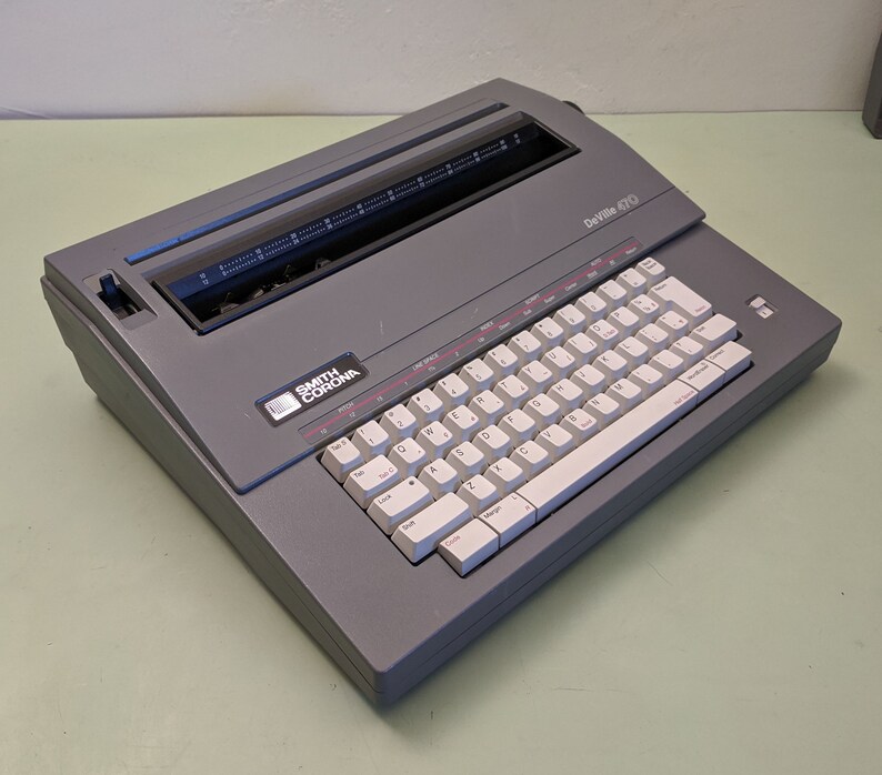 Smith Corona Deville 470 Electronic Daisywheel Typewriter Etsy