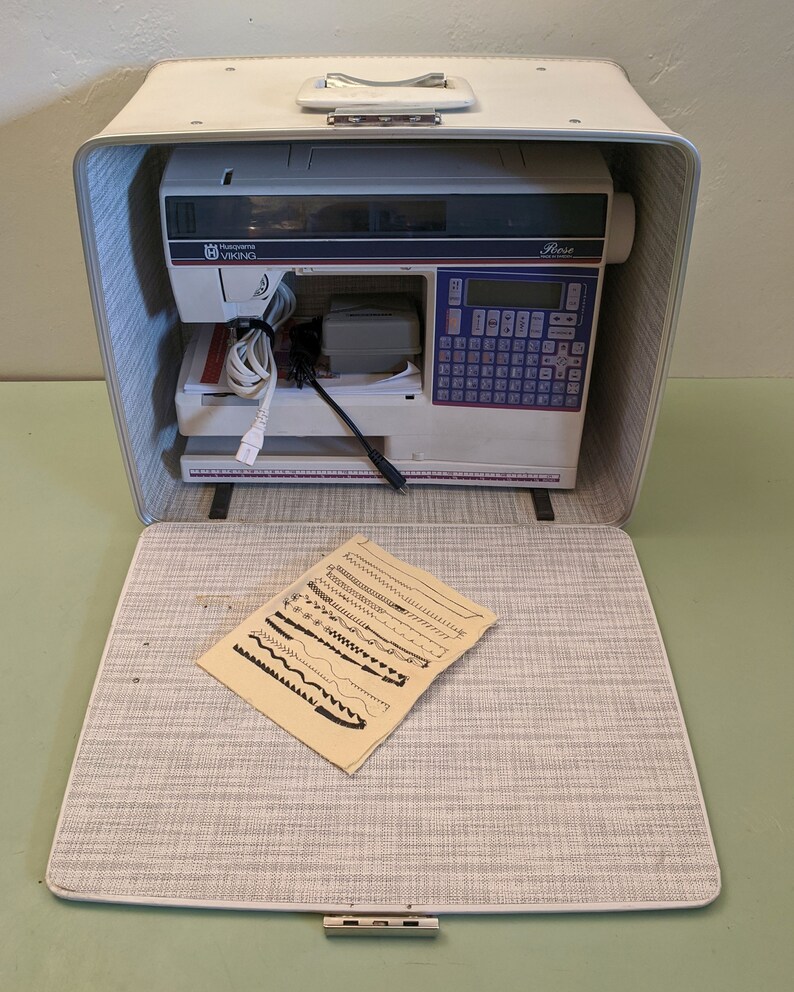 Husqvarna Viking Rose Sewing & Embroidery Machine Etsy