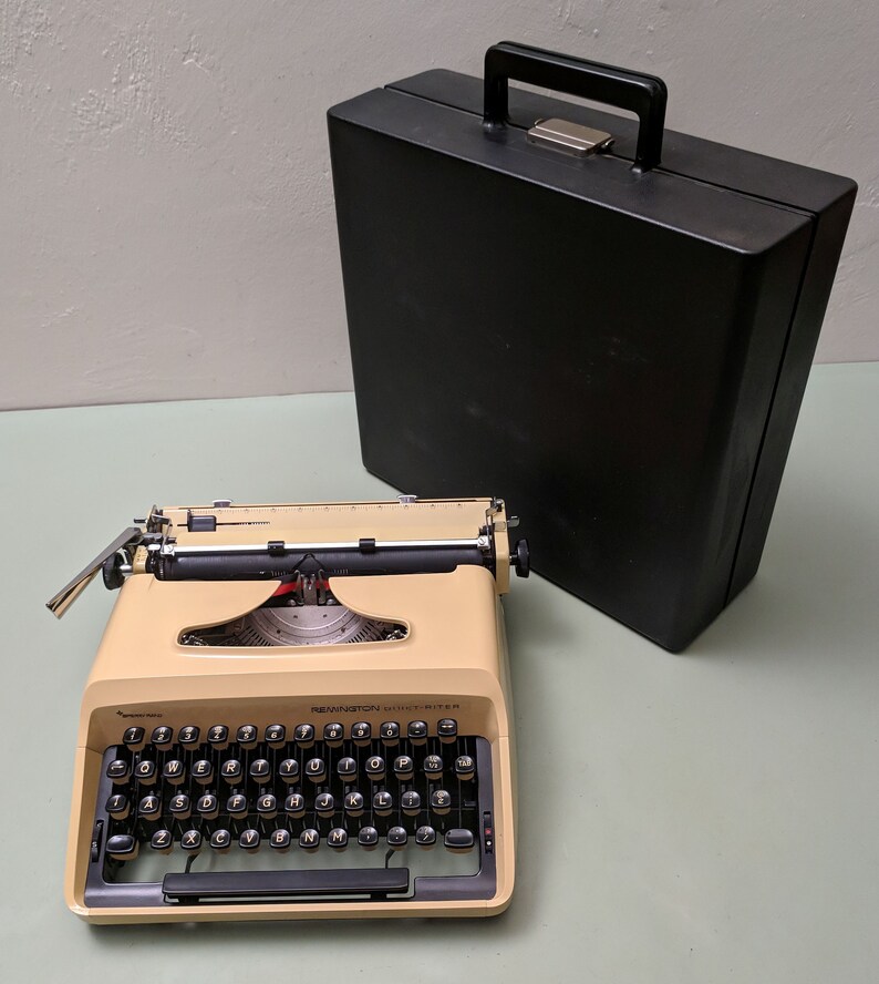 Sperry-Rand Remington Quiet Riter Manual Typewriter | Etsy