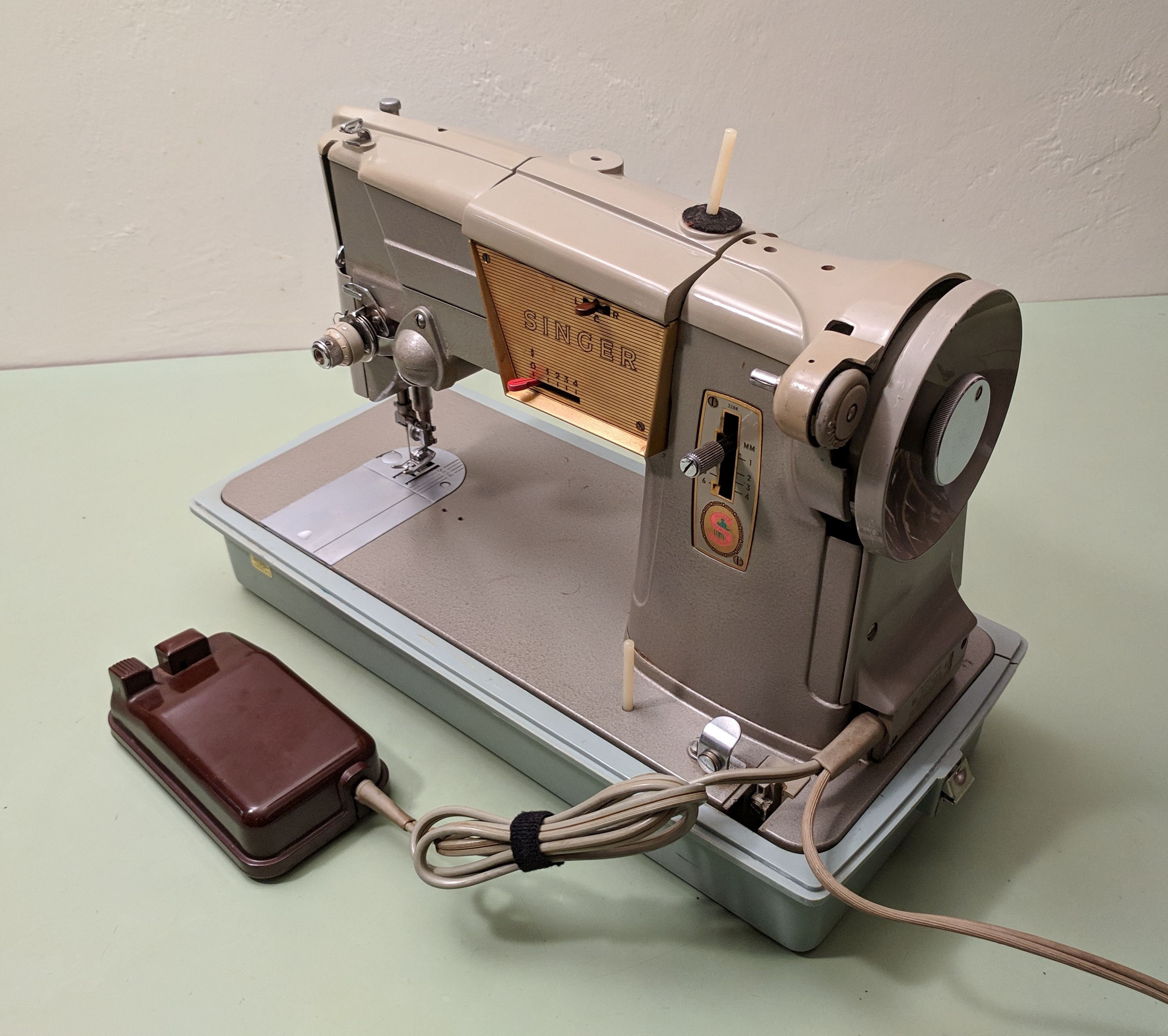 SINGER 328K zigzag Sewing Machine Etsy