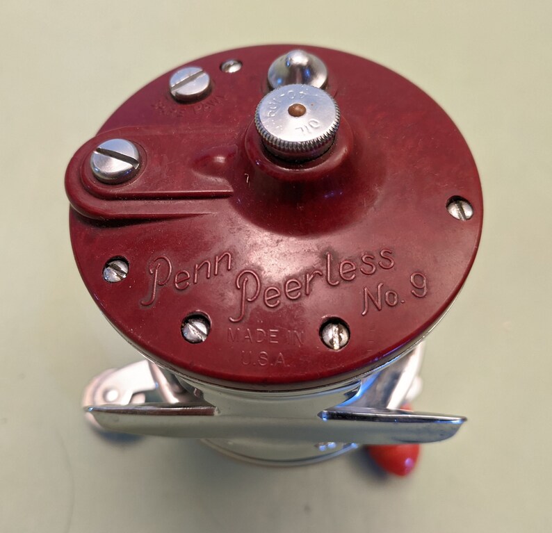 Penn Peerless NO. 9 Fishing Reel Made In USA Etsy