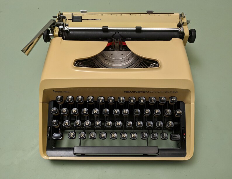 Sperry Rand Remington Quiet Riter Manual Typewriter Etsy