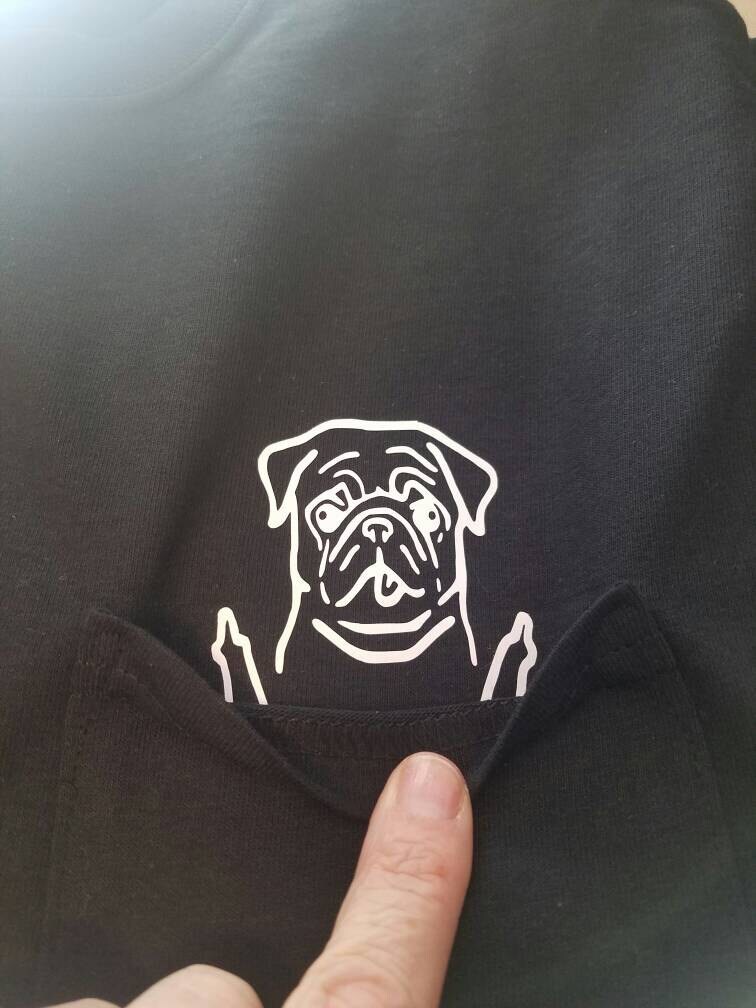 pug middle finger shirt