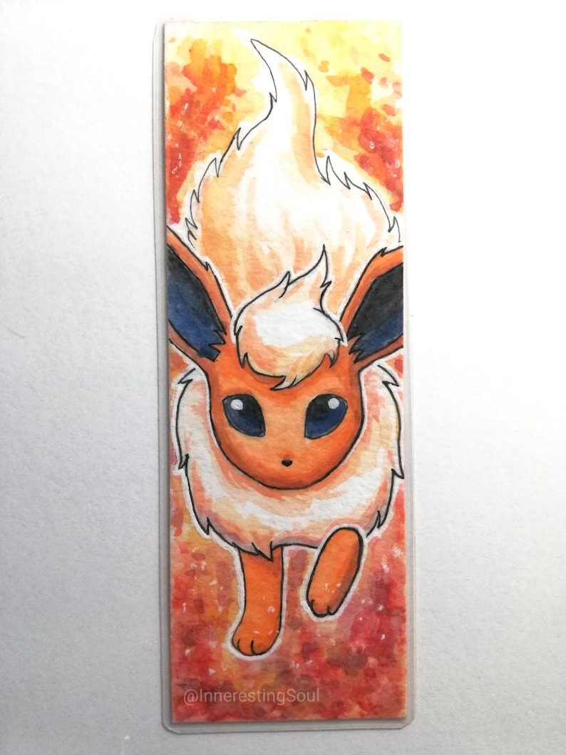 Eeveelutions Laminated Bookmarks Pokémon Eevee Vaporeon Jolteon Flareon ...