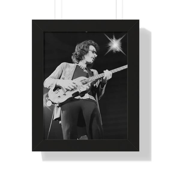 Rock Star Felix Pappalardi Framed Vertical Poster, Cream Band