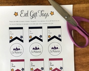 Eid Gift Tag / Eid Mubarak Gift Tags / Eidy/ Eid Envelope / Eid Gift Wrap Tags for Eid Gifts - Eid Decor - Eid Printable - Eid Gifts -