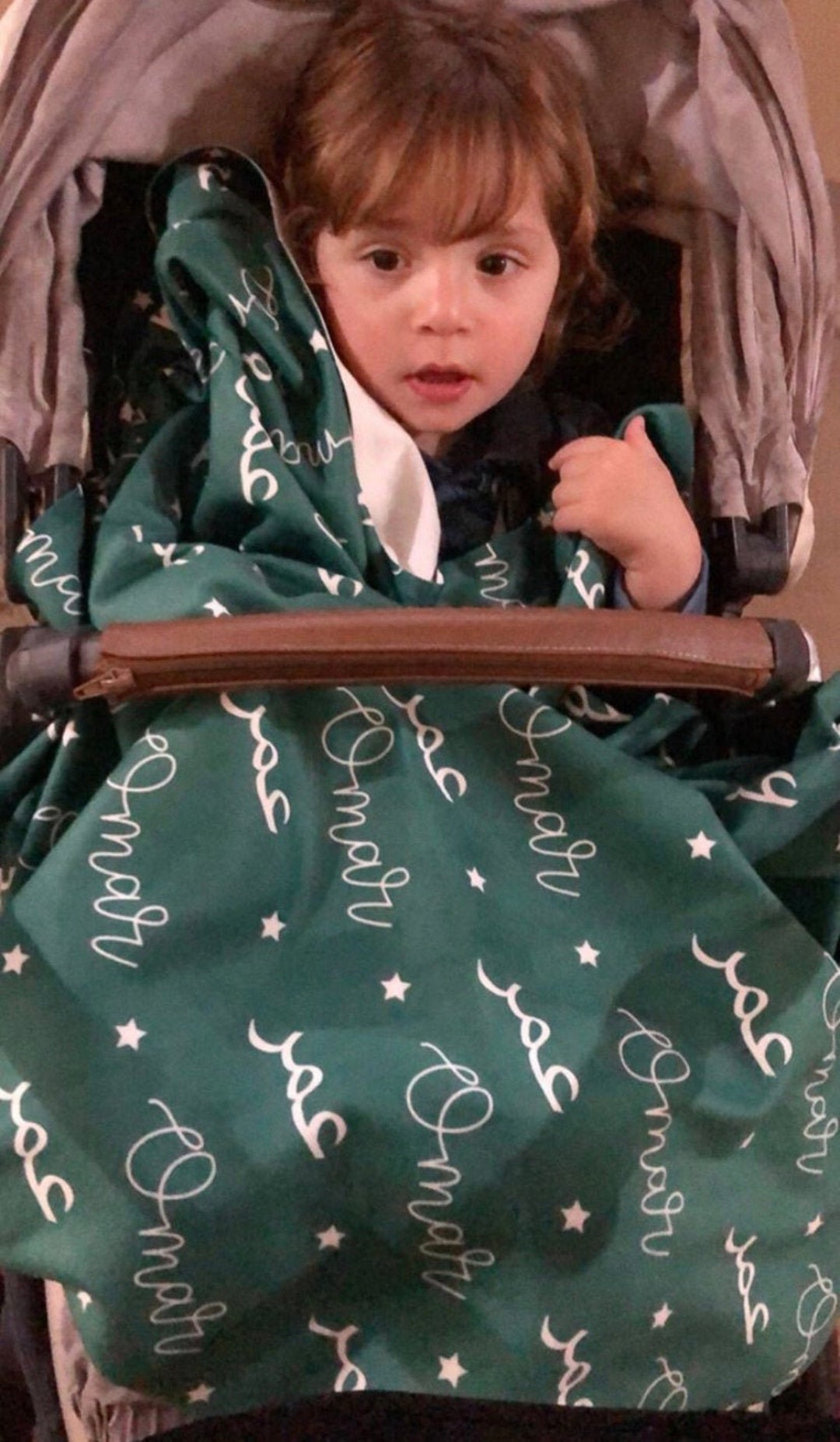 Personalized Arabic Swaddle Blanket Arabic Name Baby Blanket Muslim