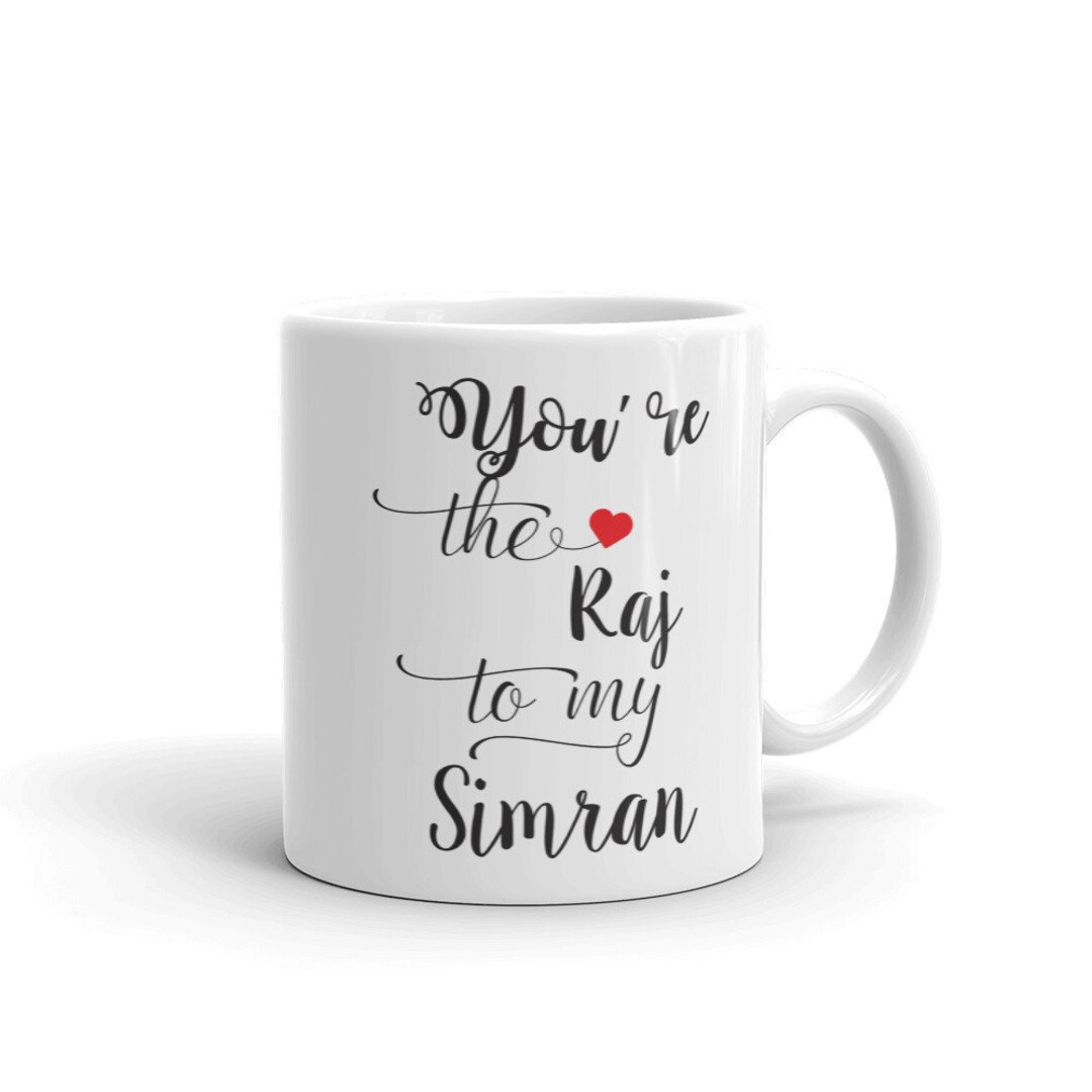 Raj to My Simran Gift for Chai Lover Indian Couple - Etsy Raj to My Simran Gift for Chai Lover Indian Couple - Etsy