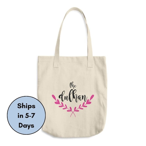 The Dulhan Tote Bag // Dulhan Tote Bag // Dulhan gift /indian bride/ desi bride/south asian wedding/wedding shower/ nikkah/ muslim bride